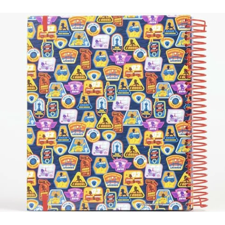Cerda Paw Patrol Kreativset, Activity Malbuch inkl. 12 Ausmalbilder, 2 Stickerbögen, 6 Wachsmal- und 6 Filzstifte, 22 cm x 26 cm – Bild 2