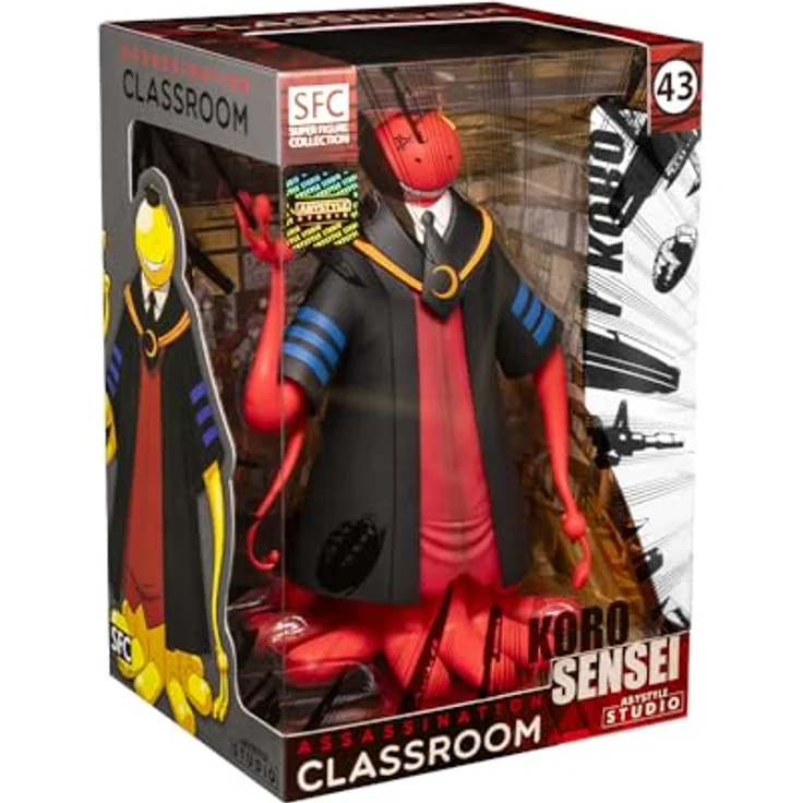 ABYstyle Studio Assassination Classroom Red Koro Sensei SFC Sammelfigur PVC-Figur Statue Anime Manga Figur Zuhause Zimmer Büro Dekor Geschenk – Bild 2