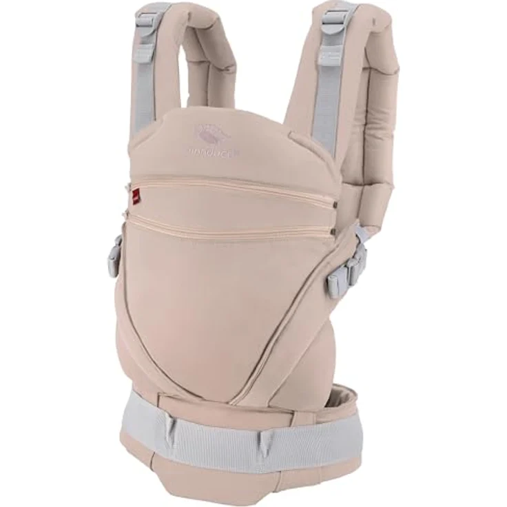 Manduca XT Special Edition, Babytrage der Happy Kollektion mit ergonomischer Passform und stufenlos verstellbarer Stegbreite – Bild 9