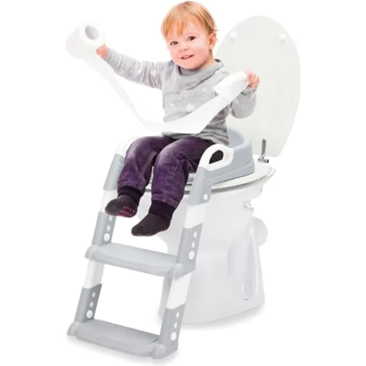 Fillikid Toilettentrainer Ben, höhenverstellbar und stabil, für sicheren Sitz auf der Toilette – Bild 8