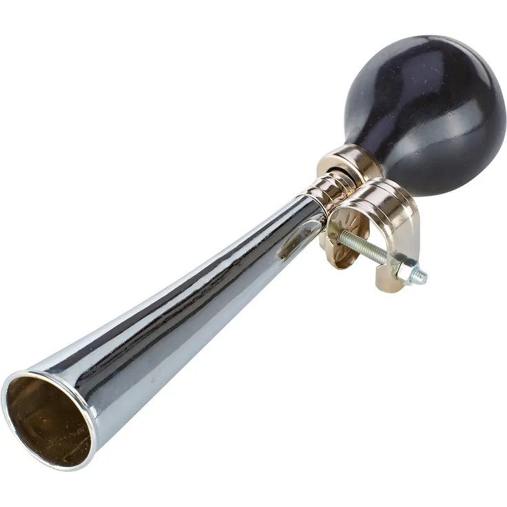 Prophete Fahrradklingel Einklang Ballhupe, chrom, schwarzer Ball, leicht zu befestigen
