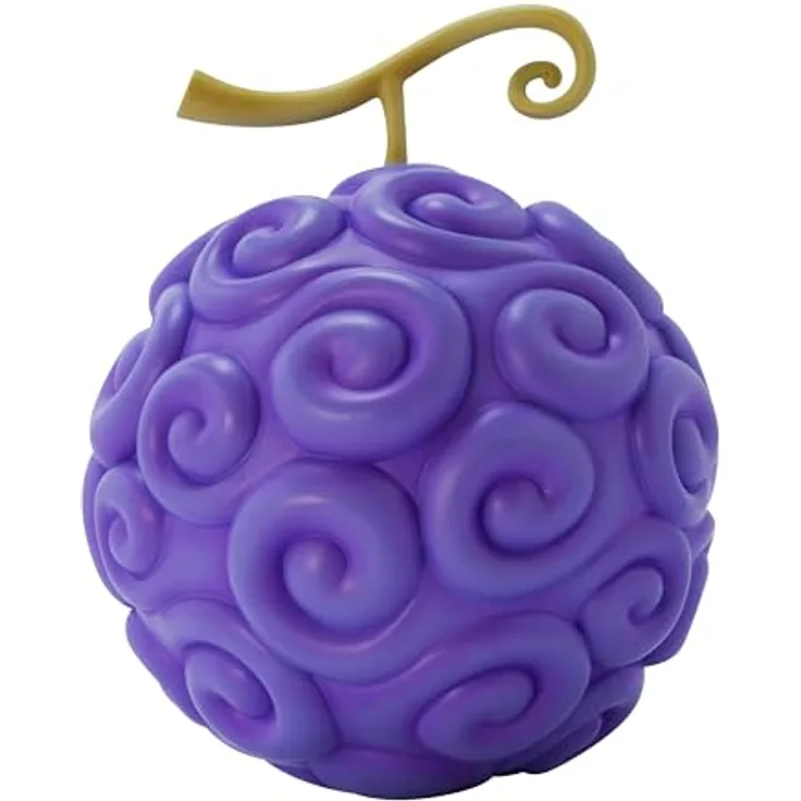 Bandai Namco Games One Piece Dekoartikel Replica Gum-Gum Fruit, lebensgroße Harznachbildung, 13 cm, tiefviolett