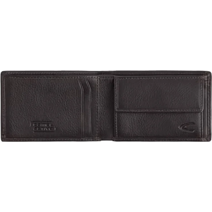 camel active Atlanta Herren Geldbörse RFID Klein Querformat Leder Braun – Bild 2