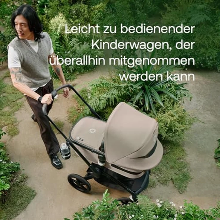 Bugaboo Fox 5 Kinderwagen 2-in-1 - Black / Forest Green Grün dunkel – Bild 9