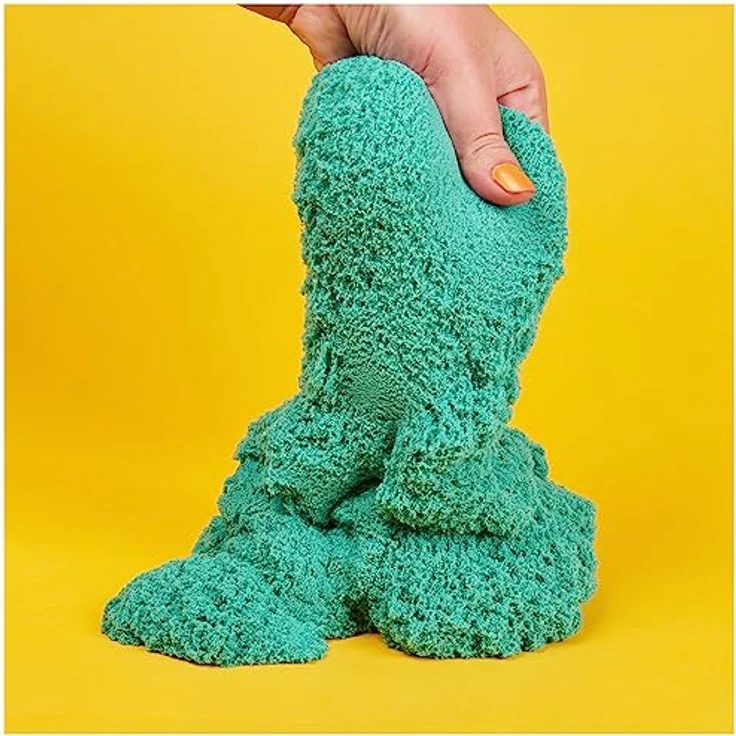 Kinetic Sand Schimmersand Petrol, 907 g - blaugrüner Glitzersand für Indoor-Sandspiel aus Schweden, ab 3 Jahren - Preisvergleich – Bild 3