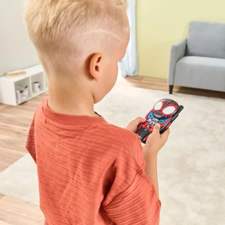 Vtech® Walkie Talkie Spidey und seine Super-Freunde, 2er Set im Spidey- und Miles Morales-Design mit Lautsprecher und Originalstimme – Bild 5