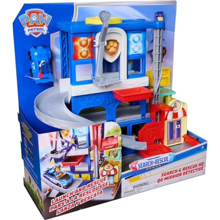 Spin Master PAW Patrol Search & Rescue HQ, Spielset mit Chase, Mayor Humdinger und Kitty, 30 cm hoch – Bild 10