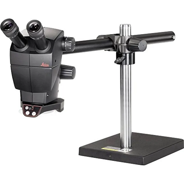 Leica Microsystems A60 S, Stereomikroskop mit 100% mehr Schärfentiefe und LED-Beleuchtung, Schwenkarmstativ