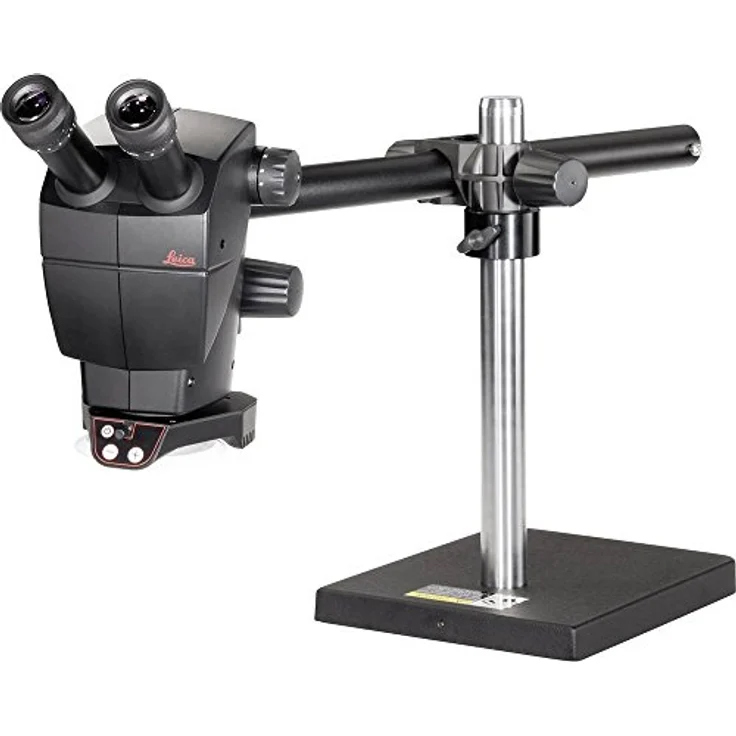 Leica Microsystems A60 S, Stereomikroskop mit 100% mehr Schärfentiefe und LED-Beleuchtung, Schwenkarmstativ – Bild 1