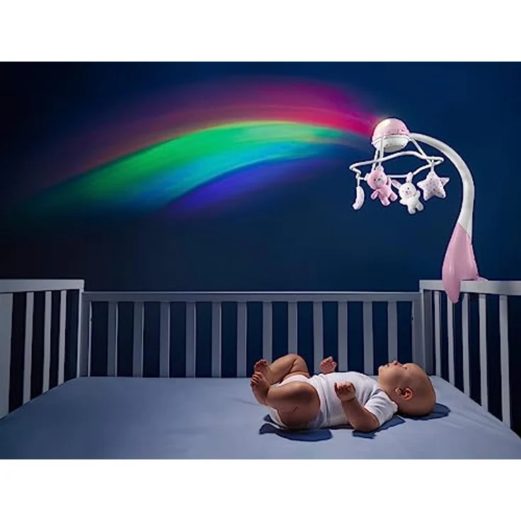 Chicco, Babymobile, Regenbogen Mobile 3-in-1 Pink – Bild 2