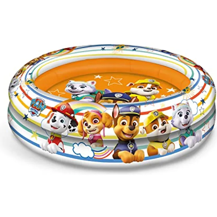 Mondo Toys - PAW PATROL| 2 Rings Pool - aufblasbares Baby-Pool - 2 Ringe - Durchmesser 100 cm - +10 Monate - 16911