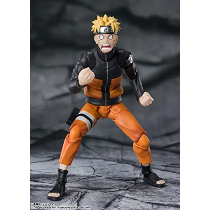 Bandai Tamashii Nations Naruto S.H.Figuarts Actionfigur Naruto Uzomaki, 15 cm, mit Zubehör, The Jinchuriki entrusted with Hope – Bild 7