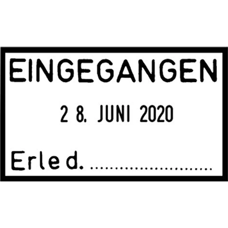 TRODAT Stempel Datumsstempel 54 x 30 mm (B x H) - Bänderdatumstempel mit Antriebsrädern, blau – Bild 3