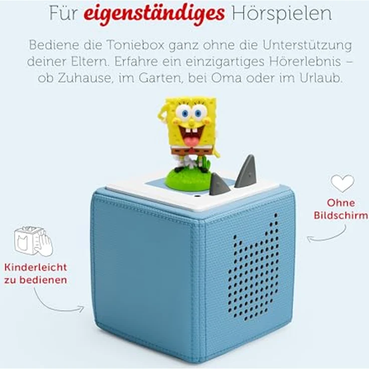 tonies Hörspielfigur Spongebob - Der ferngesteuerte Fahrschüler und weitere Abenteuer, (1-St), Gelb, ab 6 Jahre – Bild 2