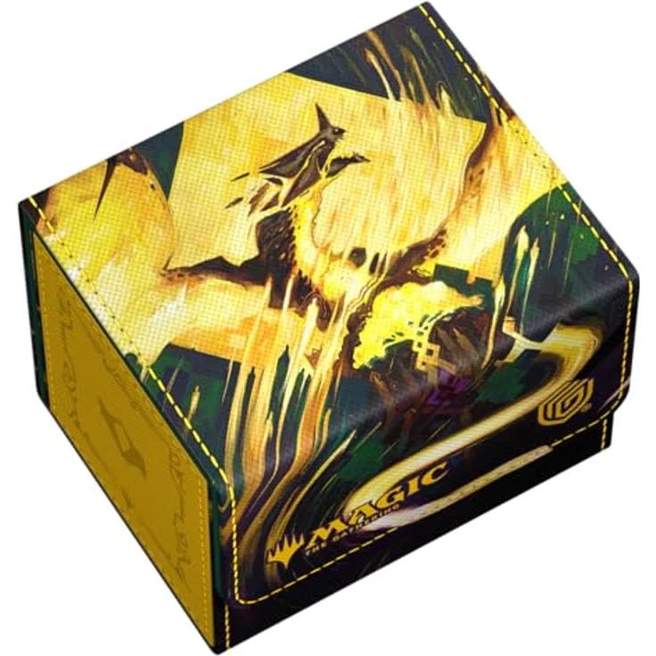 Ultimate Guard Sidewinder 100+ Xenoskin, Sammelkarten Zubehör für 100 Double-Sleeve Karten, mit Magic: The Gathering "Tarkir: Dragonstorm" - Eerie Ultimatum Artwork, widerstandsfähiges Material und starker Magnetverschluss – Bild 3