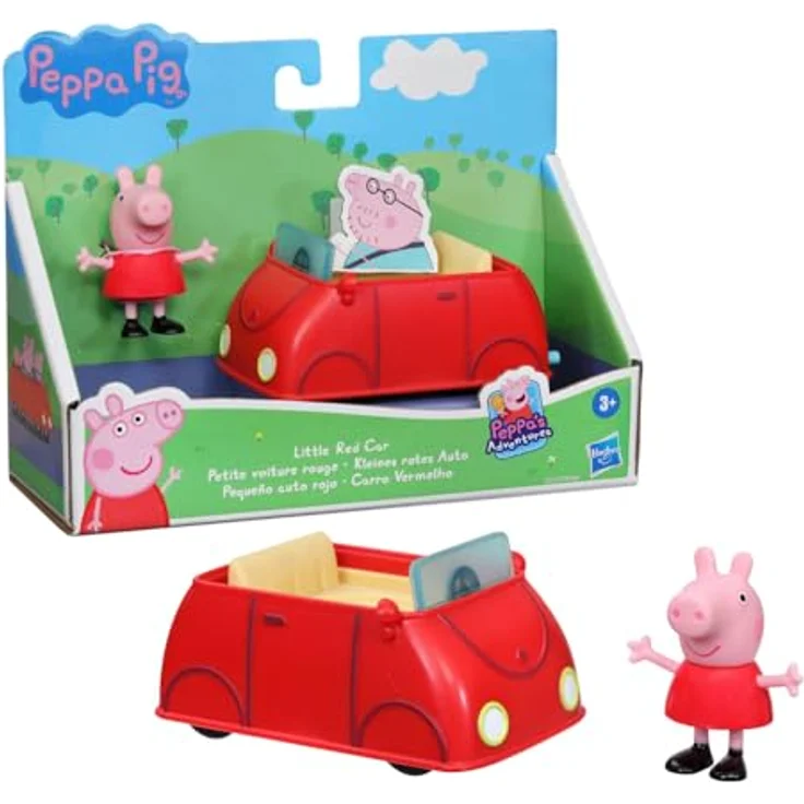 Hasbro F22125X0 Peppa Pig rotes Auto – Bild 2