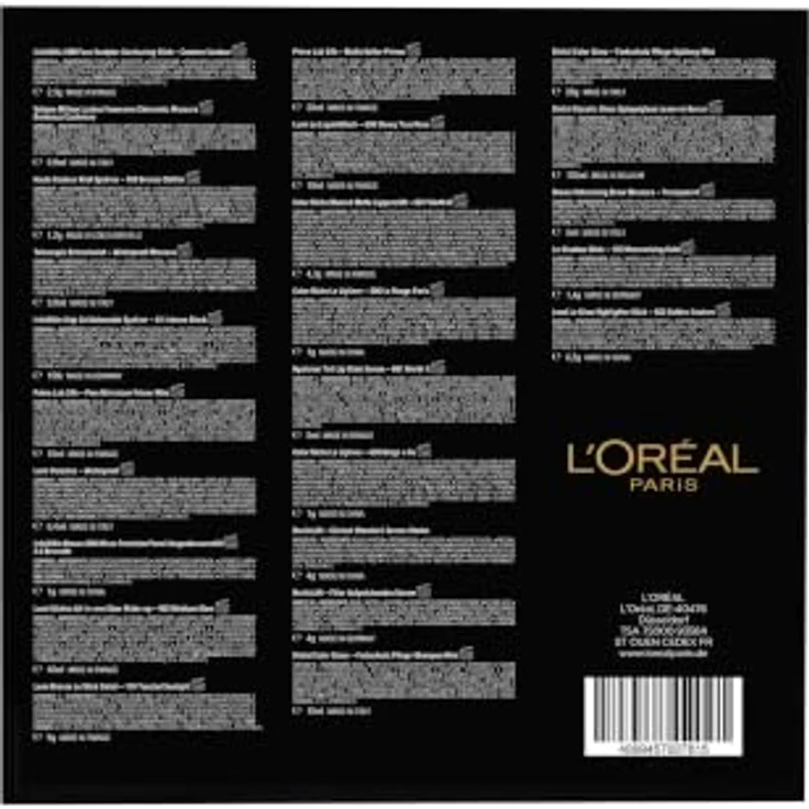 L'Oréal Paris Beauty Adventskalender 2026, 24 hochwertige Beauty-Produkte, inklusive Revitalift Serum-Maske und Waterproof Mascara Black – Bild 4