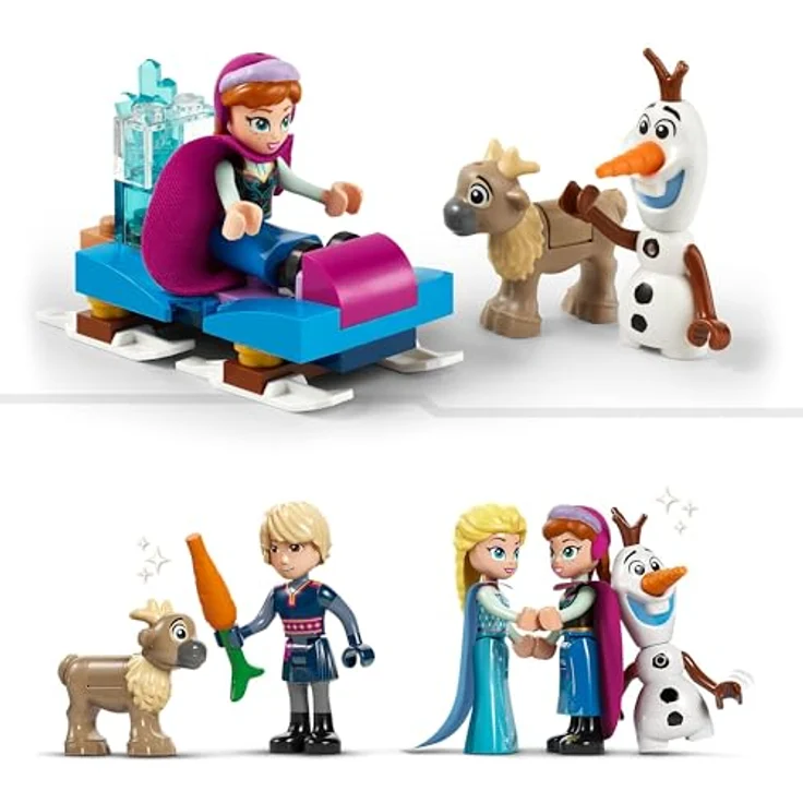 LEGO Disney Frozen Elsas Winterpalast, Bauspielset mit Minifiguren Elsa und Anna, für Kinder ab 6 Jahren 43244 – Bild 4