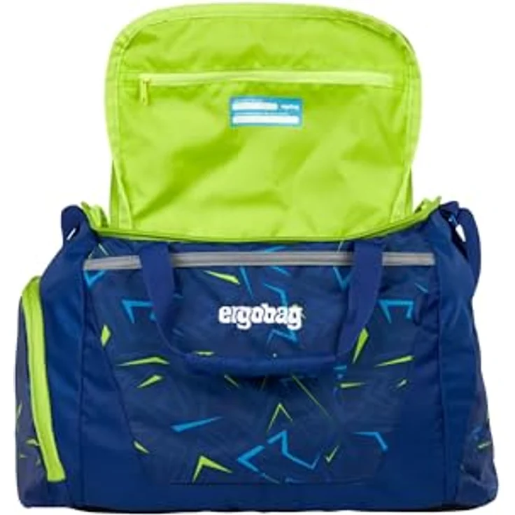 ergobag Sporttasche (kein Set, kein Set), Praktisches Nass bzw. Schuhfach, Kinder, blau – Bild 2