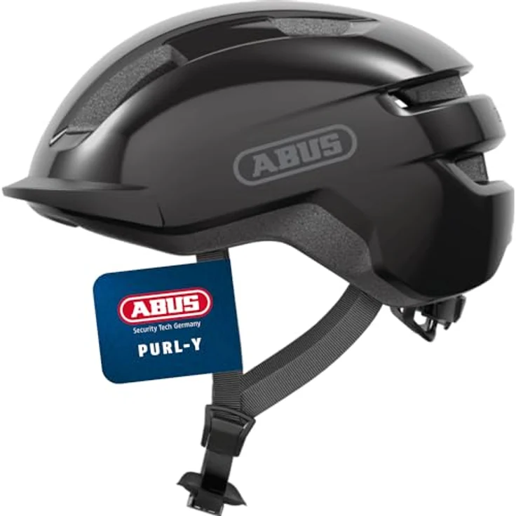 ABUS Fahrradhelm PURL-Y – NTA-Schutzhelm für E-Bike und S-Pedelec – Schwarz, Größe S – Bild 1