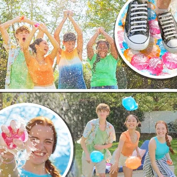 NERF Better Than Balloons Wasserspielzeug, 108 Wasserkapseln, leicht zu befüllen, Splash-Action, für Jungen und Mädchen – Bild 5