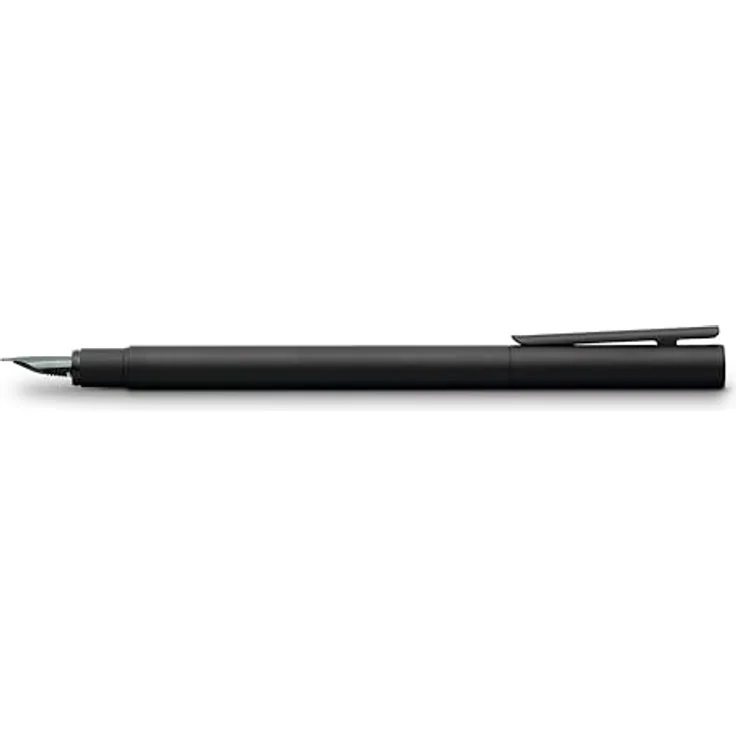 Faber-Castell Füllfederhalter Neo Slim, Design Füller mit Edelstahlfeder Breite M, mattes Metallgehäuse – Bild 2