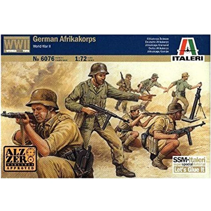 Italeri 510006076 - 1:72 WW2 Deutsche Afrika Truppengattung – Bild 4