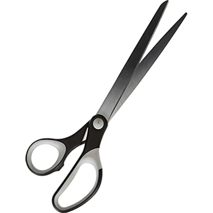 LEITZ Titan Papierschere 260mm, Qualitätsschere mit ergonomischen Soft-Grip Griffen und ultrascharfen titanbeschichteten Klingen, schwarz – Bild 2