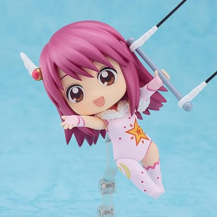 Good Smile Company Nendoroid Actionfigur Sora Naegino, 10 cm, aus der Serie "Kaleido Star" mit 3 Gesichtsplatten und optionalen Teilen – Bild 4