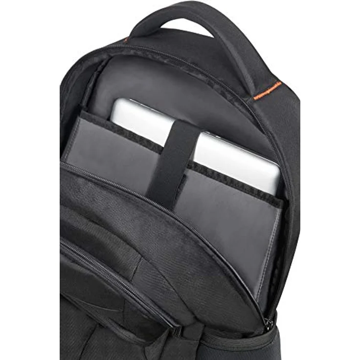 American Tourister at Work Rucksack, 52 cm, 34 Liter, Black/Orange – Bild 5