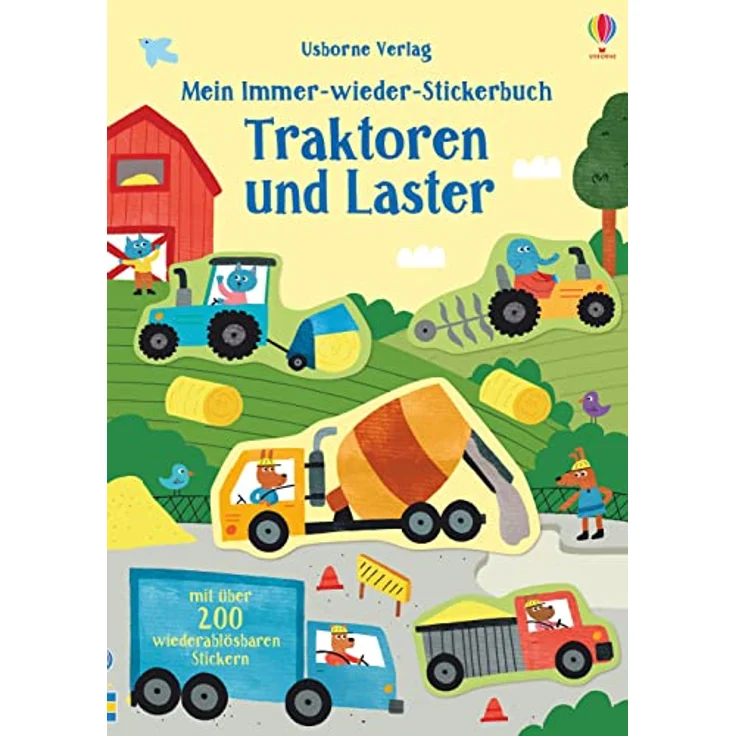 Watson, H: Mein Immer-wieder-Stickerbuch: Traktoren und Last – Bild 2