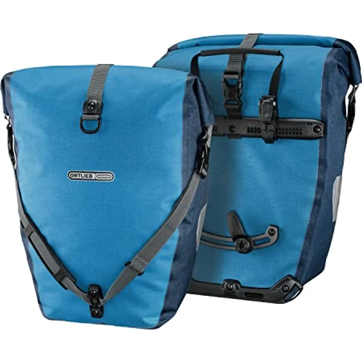 Ortlieb Back-Roller Plus Satteltasche, Dusk Blue - Denim, 42 x 32 x 17 cm, 2x20 L – Bild 1