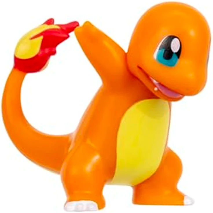 Jazwares Pokémon Clip 'n' Go Actionfigur Glumanda & Poké Ball, 5 cm Figur für Pokémon Sammelspiel – Bild 4