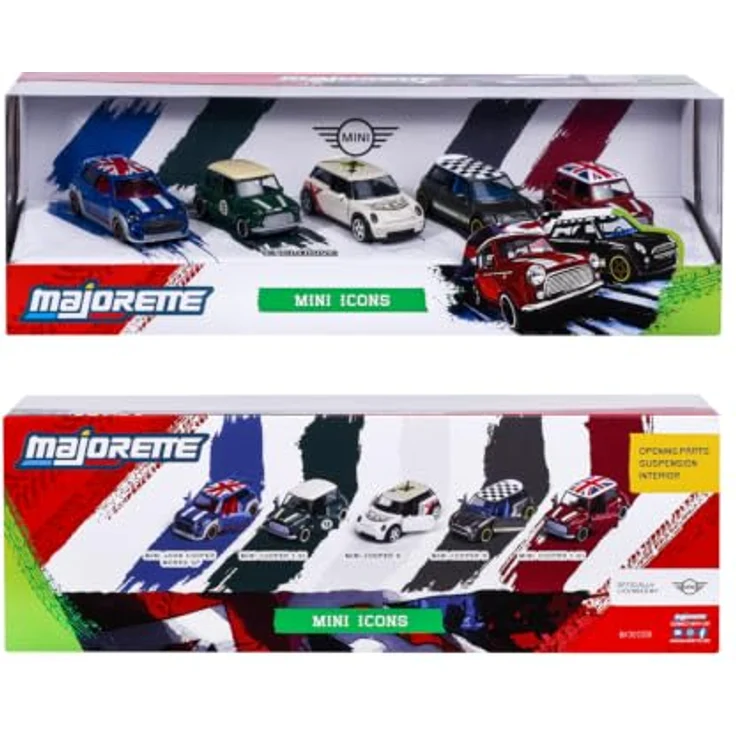 Majorette Mini 5er Pack Giftpack, Spielzeugautos aus Metall mit Freilauf und beweglichen Teilen, für Kinder ab 3 Jahren – Bild 7