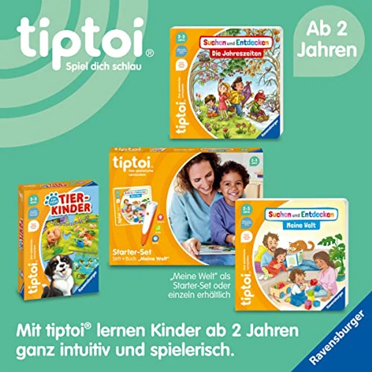 Ravensburger tiptoi® Buch - Suchen und Entdecken - Meine Welt, interaktive Entdeckungsreise mit Junis und seiner Familie für Kinder – Bild 7