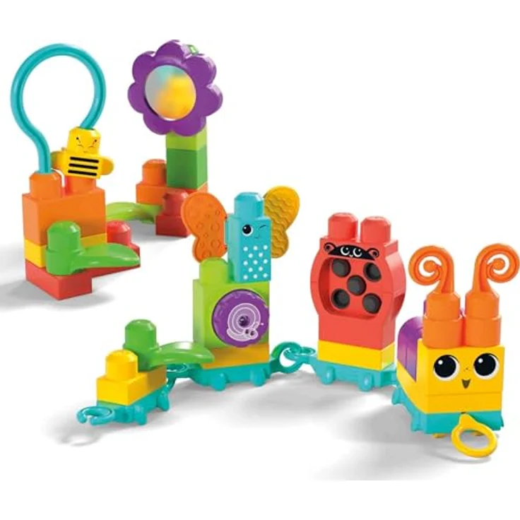 Mega Bloks Rolling Fun Caterpillar Train Construction Toy – Bild 6