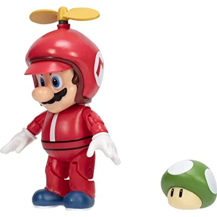JAKKS PACIFIC Super Mario Elicottero Personaggio, Sammelfigur mit 16,5 cm Höhe, Spielzeug für Sammler – Bild 4