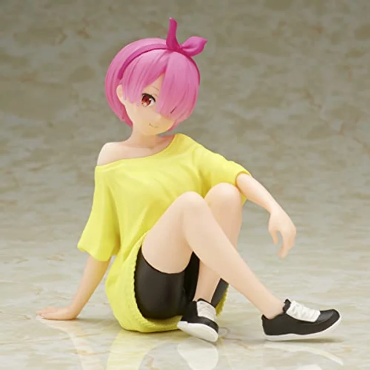 Banpresto RE:Zero - Ram - Relax Time - Kawaii Figurine, 14cm, aus Japan, offizielle Lizenz – Bild 2