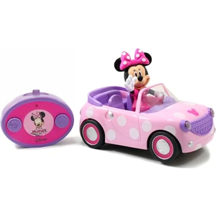 JADA RC-Auto Disney Minnie Mouse Roadster, 2,4GHz, rosa gepunktet – Bild 7
