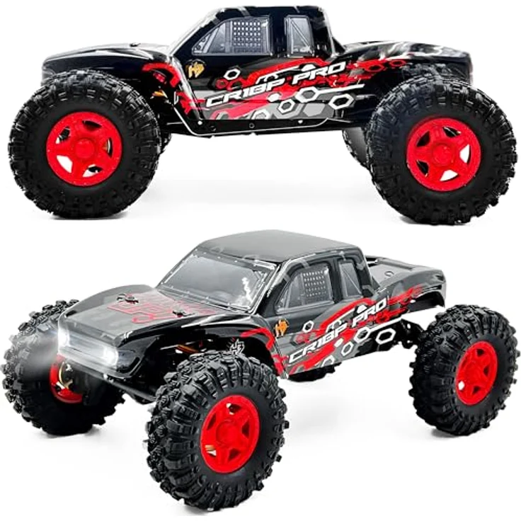 Absima CR18P EVO PRO JUICED, 1:18 Brushless RC Truggy in Rot, 3S LiPo, wasserdicht, Over/Underdrive Achsen, optimierte Gewichtsverteilung – Bild 3