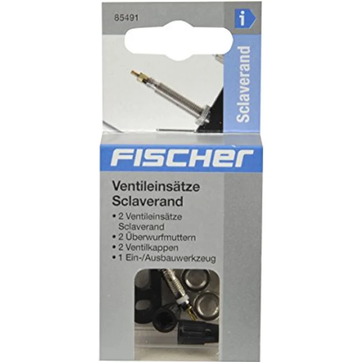 FISCHER 85491 Ventil-Set Sclaverand mit Werkzeug 7-teilig – Bild 2