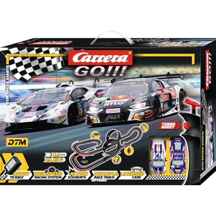 Carrera DTM Speed Giants, Rennbahn mit hochwertiger Qualität und modernem Design – Bild 1