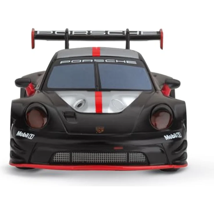Carrera Hybrid Porsche 911 GT3 R Black Devil 1:50 Rennbahnauto mit Front- und Rücklichtern, USB-C-Aufladung, Mobile App-Steuerung – Bild 3