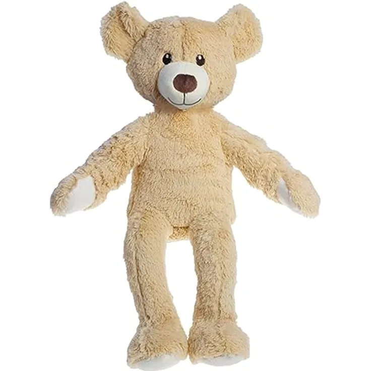Heless 55055 - Kuscheltier Teddy in Beige, ca. 32 cm großer Teddybär zum An- und Ausziehen, Liebhaben und als Spielgefährte