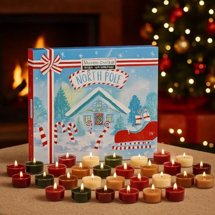 Yankee Candle Adventskalender "24 days of Christmas" 2023, Duftkerzen von Yankee Candle mit langanhaltenden Düften – Bild 3
