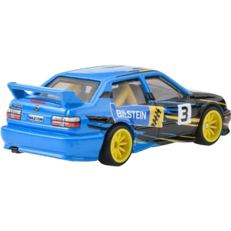 Mattel Hot Wheels Premium 2 Pack Volkswagen Jetta MK3 und Volkswagen ID R, Spielzeug Minicar in blau, ab 3 Jahre – Bild 3