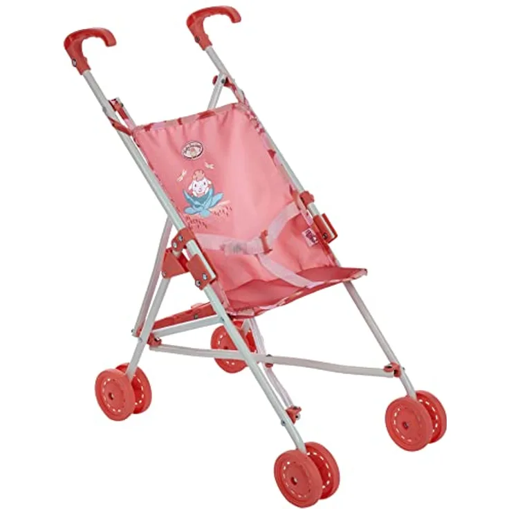Zapf Creation 703915 Baby Annabell Active Stroller Puppenwagen leicht & wendig und zusammenklappbar, Griffhöhe 53 cm, geeignet für Puppen in fast allen Größen
