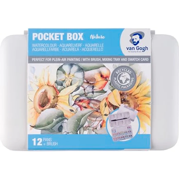 ROYAL TALENS Aquarellfarbe Van Gogh 12er Box Naturfarben – Bild 2