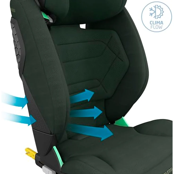 Maxi-Cosi Kindersitz RodiFix Pro2 i-Size - G-Cell Seitenaufprallschutz & Isofix - Authentic Green – Bild 3