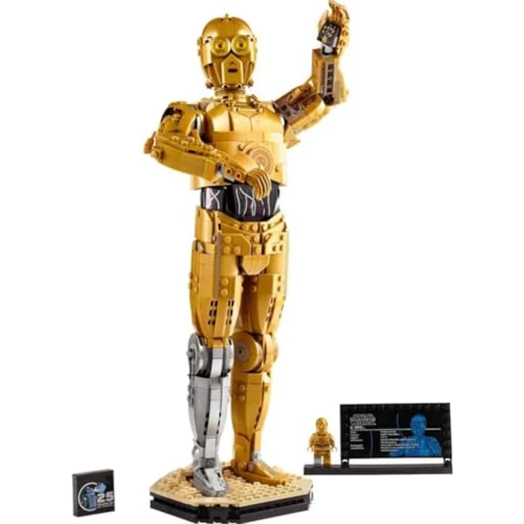 LEGO® Konstruktionsspielsteine C-3PO™ (75398), LEGO Star Wars TM, (1138 St), Made in Europe – Bild 4